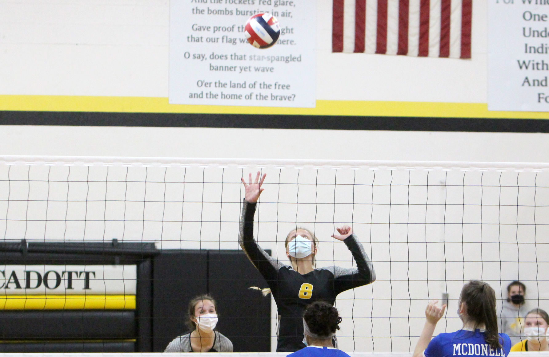 McDonell at Cadott volleyball 10-8-20